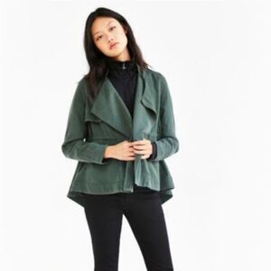 UO Silence + Noise Green Kirra Trench Swing Utility Style Jacket XS